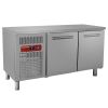 Table r&eacute;frig&eacute;r&eacute;e ventil&eacute;e Diamond avec 2 portes - 245 L