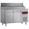 Diamond Balc&atilde;o refrigerado ventilado, 2 portas GN 1/1, 260 litros e estrutura refrigerada 7x GN 1/4