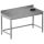 Diamond Mesa de limpieza con orificio para residuos + soporte trasero
