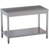 Diverso Eco work table with lower shelf