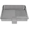 Ca&ccedil;arola embutida Berner 1/2 canelada 14 kW 2 zonas 800 mm Mega