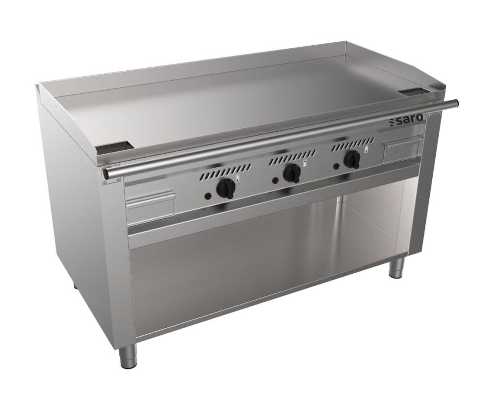 Saro Gas-Teppanyaki-Grill mit offenem Unterbau, Modell TED3/140 g