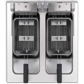 Friteuse &eacute;lectrique encastrable Berner BFE60 600x600 16 kW 2 x 10 L