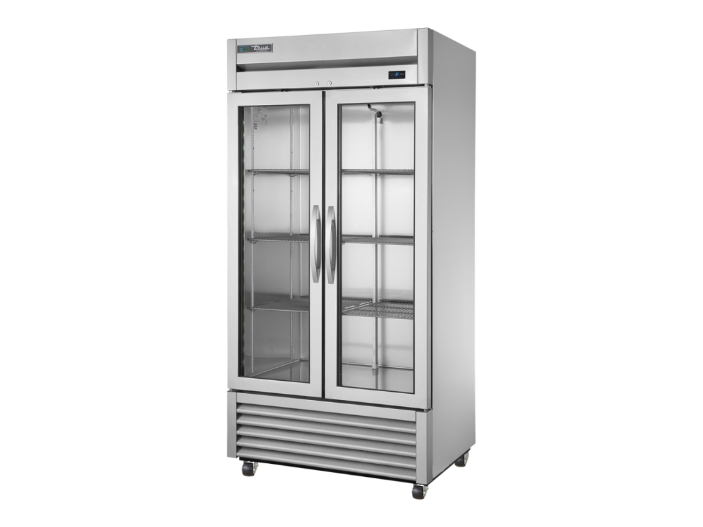Refrigerador comercial vertical aut&eacute;ntico - 2 puertas batientes de vidrio - 858 L