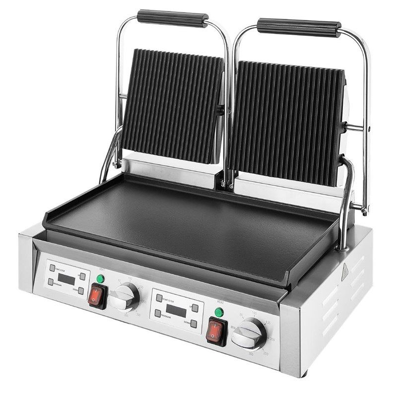 Buffalo Double Contact Grill Ribbed/Smooth