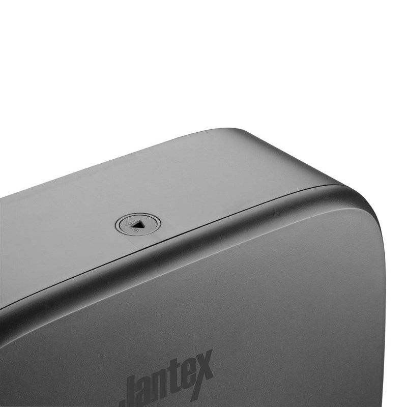 Jantex dispensador de toalhas de papel preto estreito