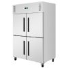 Polar Refrigerador gastronorm vertical de doble puerta tipo granero Serie G de 1200 litros