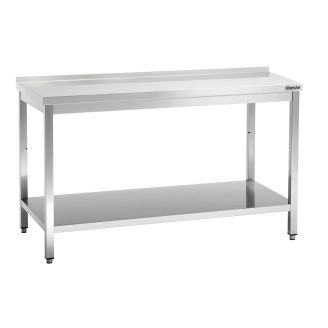 Mesa de trabalho Bartscher com backsplash 700 1600mm