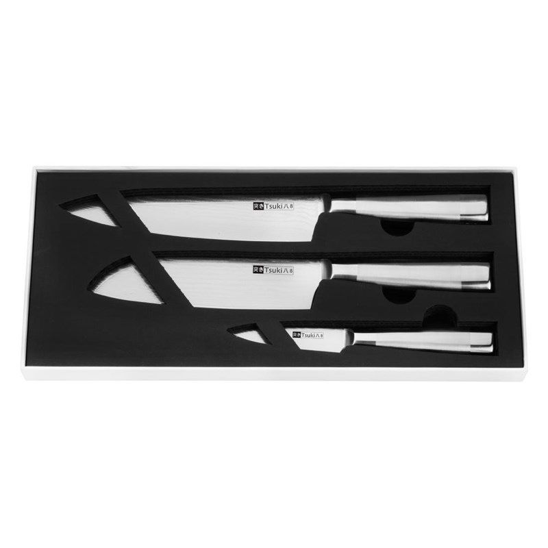 Vogue Tsuki Series 8 three-piece knife set