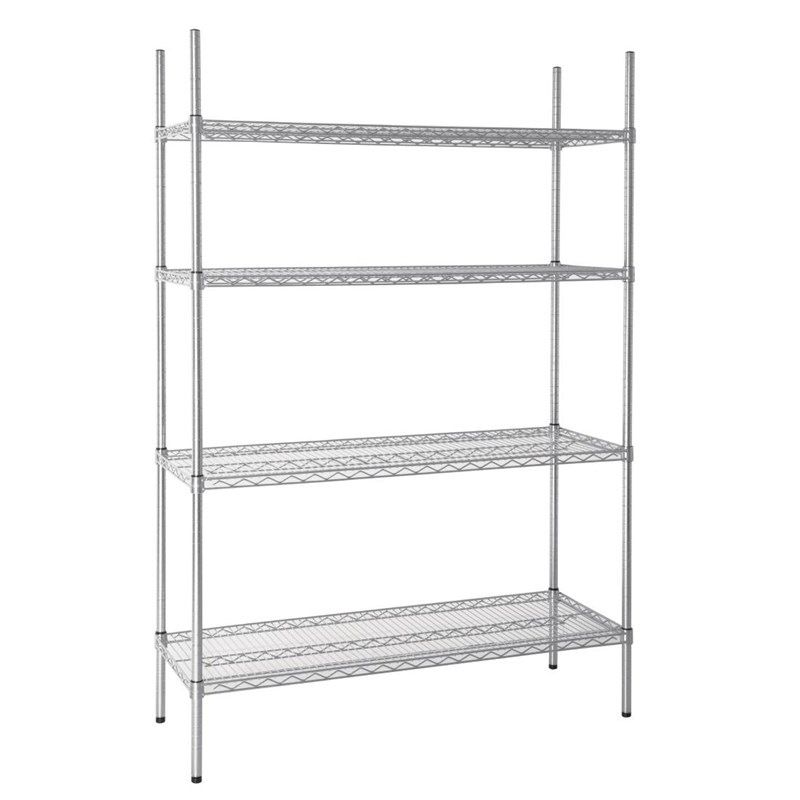 Estanter&iacute;a de alambre multifuncional Vogue, 1220 x 457 x 1830 mm, L928