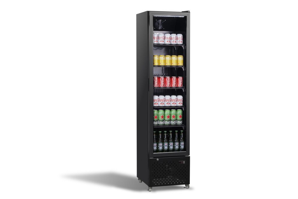 COMBISTEEL Refrigerator 1 narrow glass door
