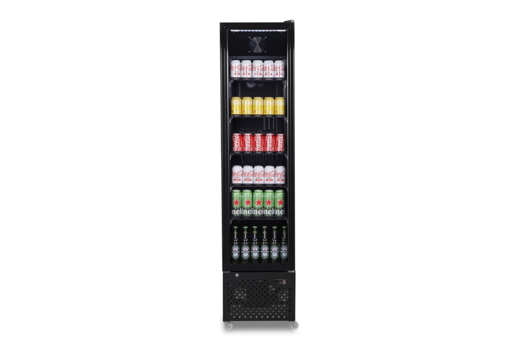 COMBISTEEL Refrigerator 1 narrow glass door