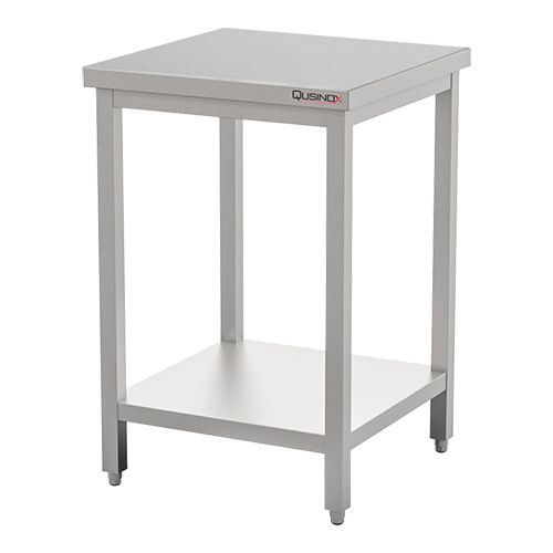Table de travail Qusinox | 70 cm | Mod&egrave;le d'angle