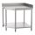 Table de travail Qusinox | 100 cm | Mod&egrave;le d'angle