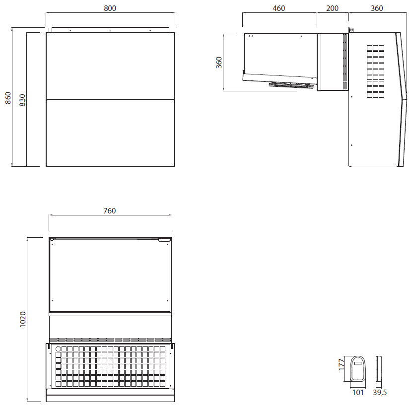 KeyfrostKBF 14 BE (M) - 插入单元