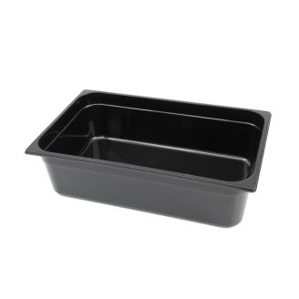 Gastroplus GN1/1 - 150mm - polypropylen - Svart