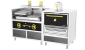 Josper Horno doble de carb&oacute;n y parrilla abierta - CVJ-50-2-1-PRO-M