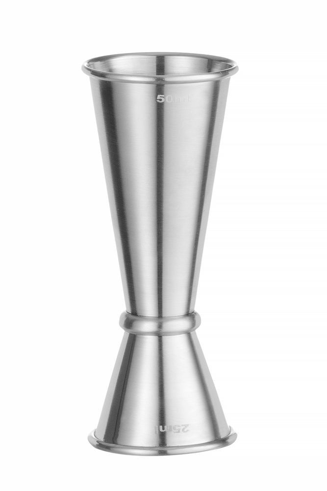 Jigger 20/40 ml, 0,04L, Silber, ⌀42x(H)100mm, Rund