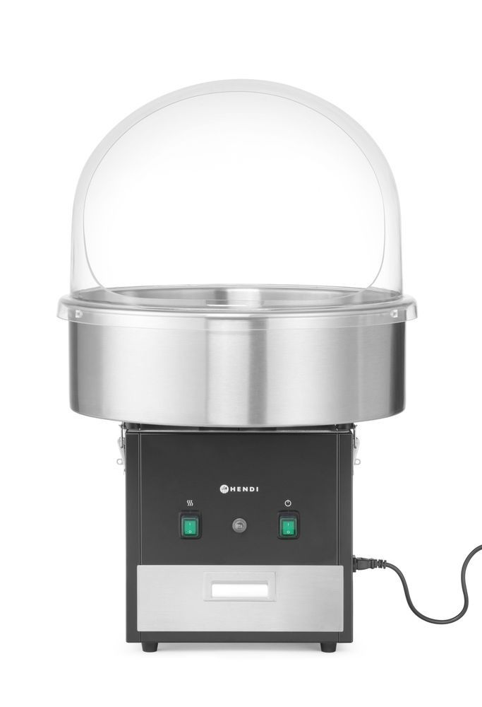 Hendi candyflossmaskine, sort, 230V/1130W, 520x520x(H)503mm