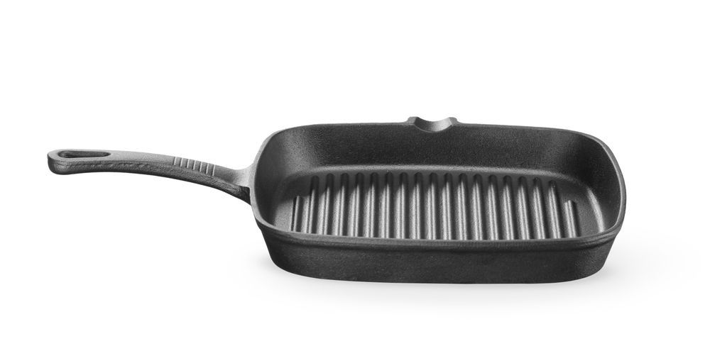 Patelnia grillowa żeliwna Hendi, 230x230x(H)25mm