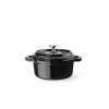Hendi braadpan ge&euml;mailleerd gietijzer, 0,27L, Zwart, 130x100x(H)48mm