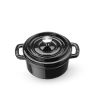 Hendi braadpan ge&euml;mailleerd gietijzer, 0,27L, Zwart, 130x100x(H)48mm
