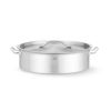 Cacerola baja Hendi con tapa, 10,8 L, ⌀360 x (H)110 mm, redonda.