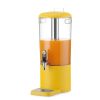 Fontaine &agrave; jus de fruit UNIQ, designed by Robert Bronwasser, 8L, Jaune, 318x216x(H)532mm