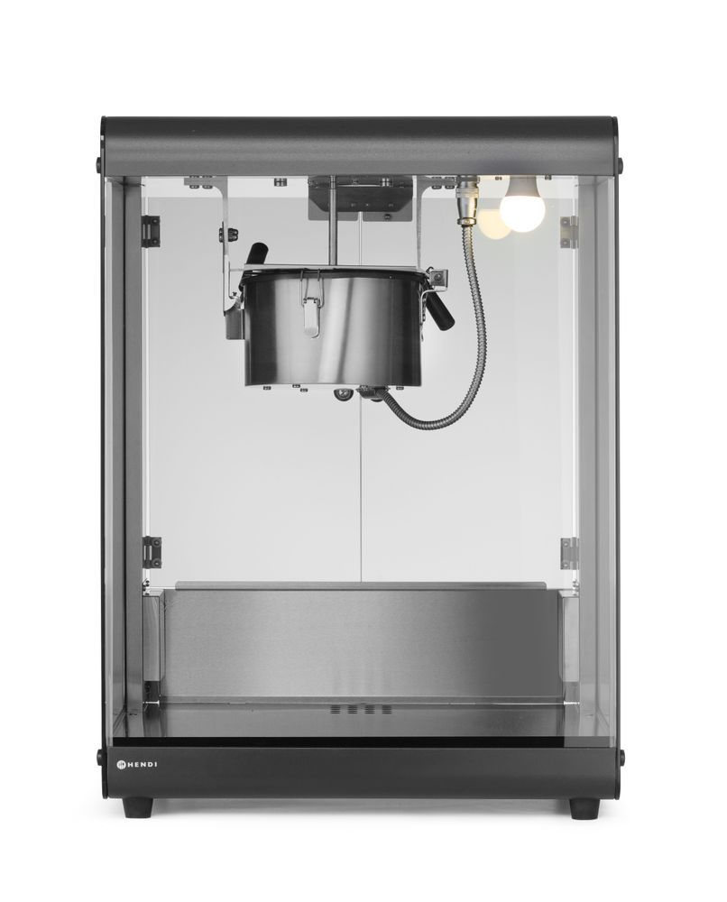 Hendi popcornmachine - 80L - Zwart - 560x445x(H)775mm