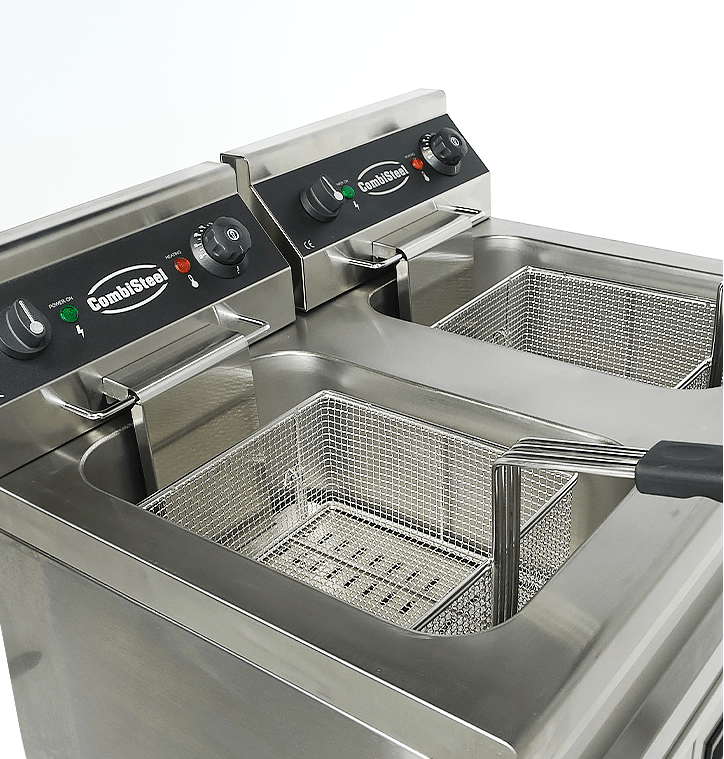 COMBISTEEL Elektrische Fritteuse 2x9l
