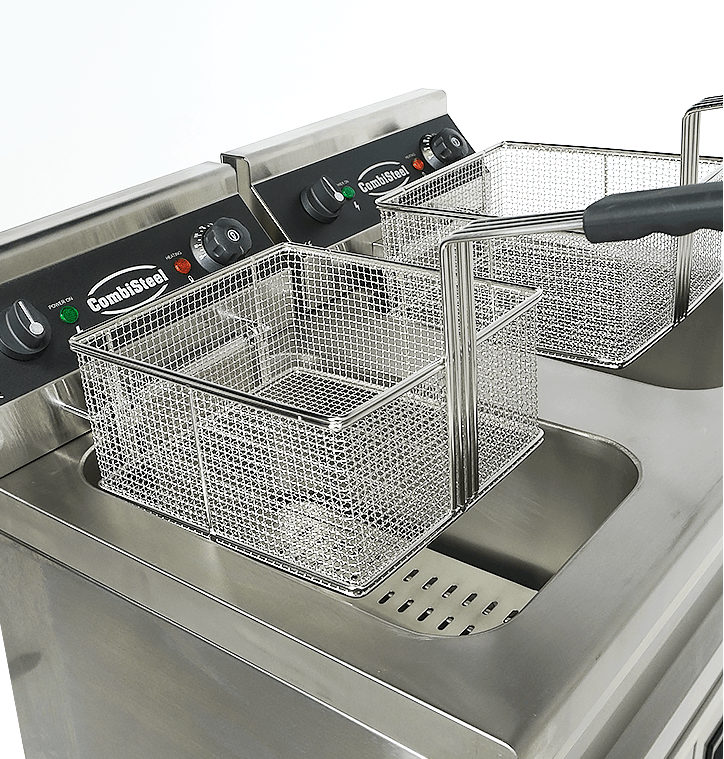 COMBISTEEL Elektrische Fritteuse 2x9l