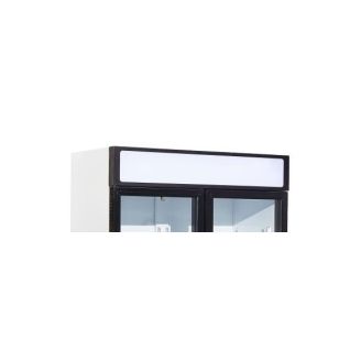COMBISTEEL Auvent plat blanc 7455.139x