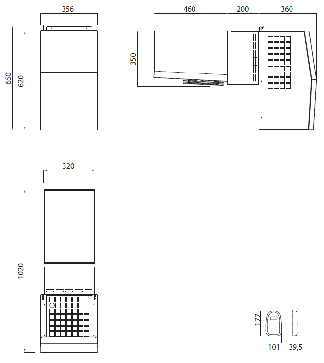 Keyfrost KBF 11 BE (M) - Unit&agrave; plug-in