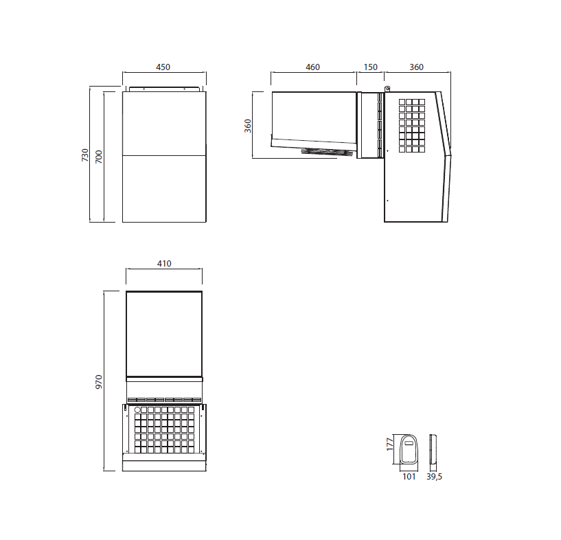 Keyfrost KBF 15 NE (M) - Unit&agrave; plug-in