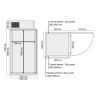 Tecnodom Minicella 100 White BT R455a - Freezer