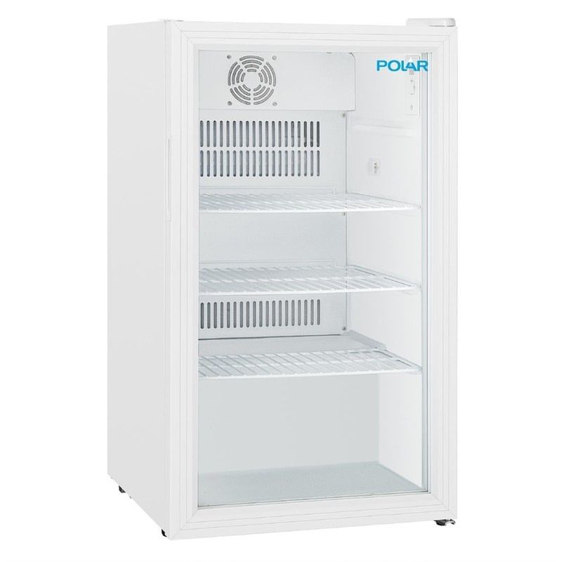 Polar C Series onderbouw displaykoelkast wit - 90L - PC011