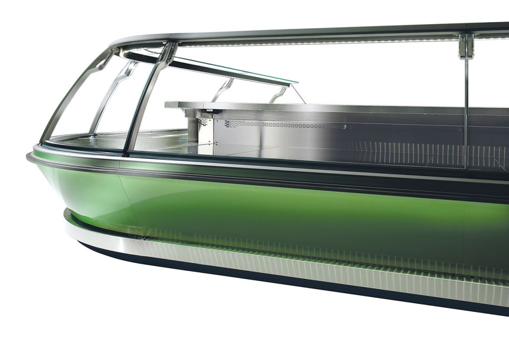 NordCap Buffet de comida fresca ELECTA EC250, L 1250, R290, M1, persianas noturnas