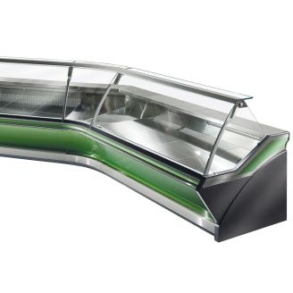 NordCap ELECTA EC100, L 3750, R290, M2, buffet de alimentos frescos, discos deslizantes