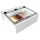 NordCap Eiscreme-Thekenvitrine MINI CREAM 4V LED WEISS