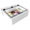NordCap Eiscreme-Thekenvitrine MINI CREAM 4V LED WEISS