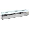 NordCap Mesa de trabajo refrigerada para pizza, vitrina refrigerada de mostrador A 2020