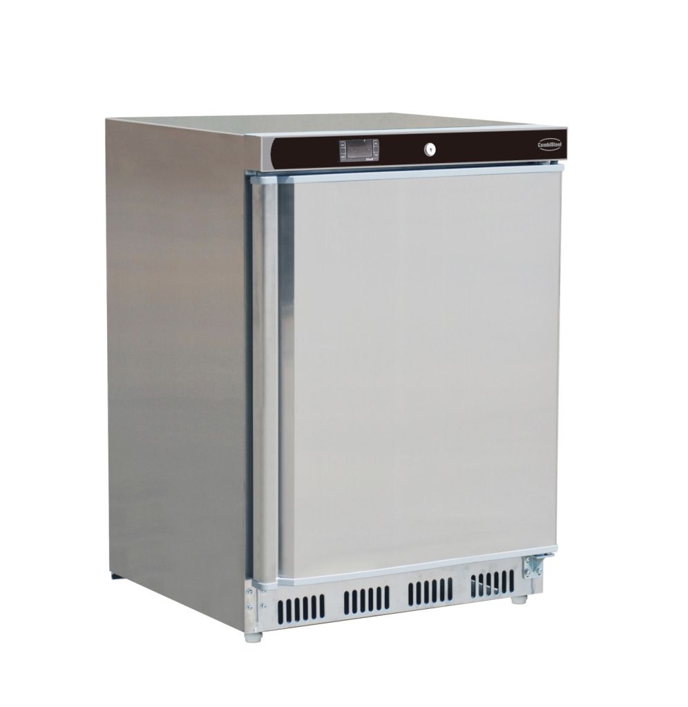 Frigor&iacute;fico de sobremesa Combisteel de acero inoxidable de 101L
