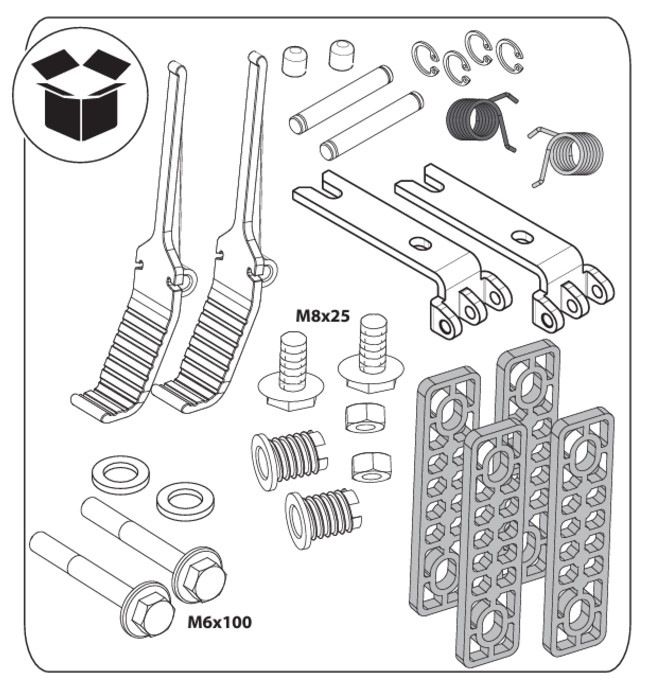 NordCap Pedal-operated door opener Series 1402