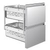 Alpeninox koelwerkbank, 2 compartimenten CLM 650 2-7031