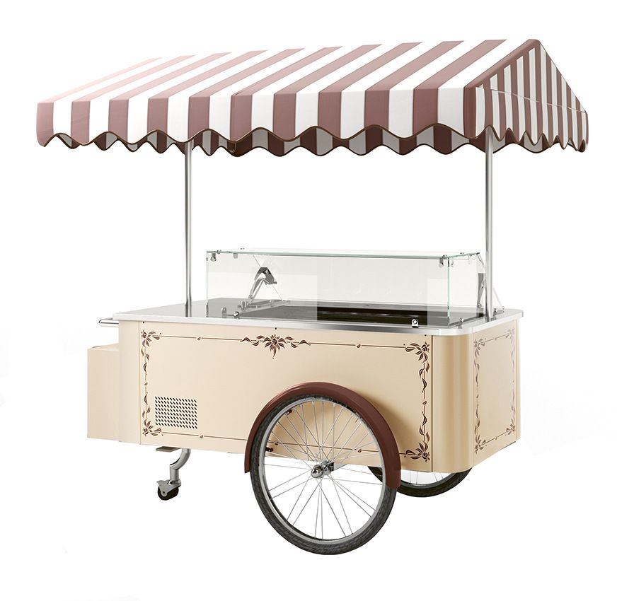 Isa Carrito de helados CARRETTINO CARAPINE NUEVO BEIGE