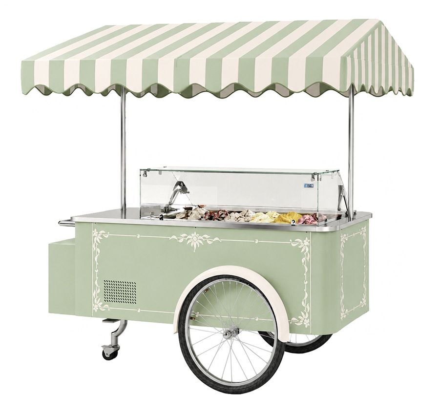 Isa consumptie-ijs wagen CARRETTINO NEW PISTAZIE
