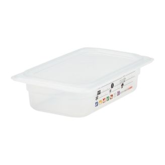 Cambro Contenedor de almacenamiento de alimentos Safetrak IML de polipropileno 1/4 GN