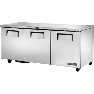 True onderbouw koelwerkbank met 3 deuren - 583L