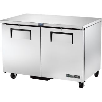 True Banco de trabajo con congelador de 2 puertas - 340L