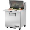 True saladette 1-deurs Mega Top - 184L (12x 1/6)